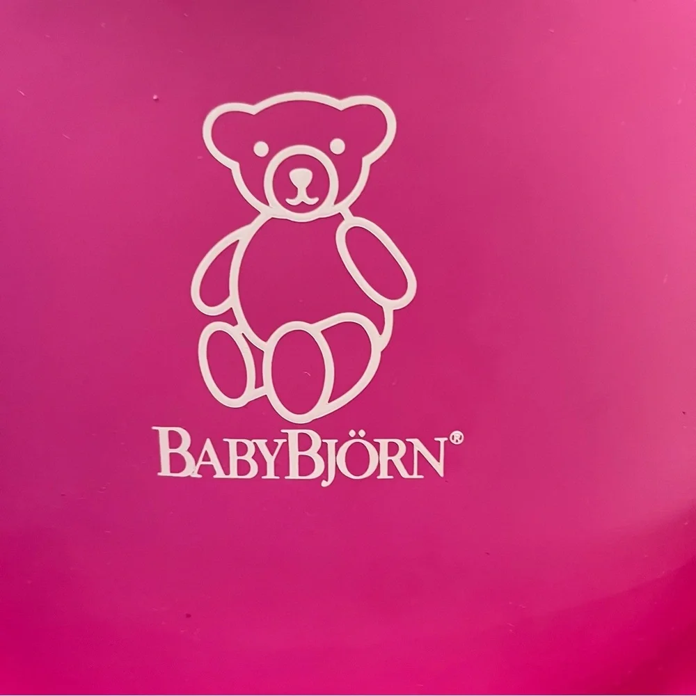 Baby Bjorn Pink and Green Soft Bib Set of 2